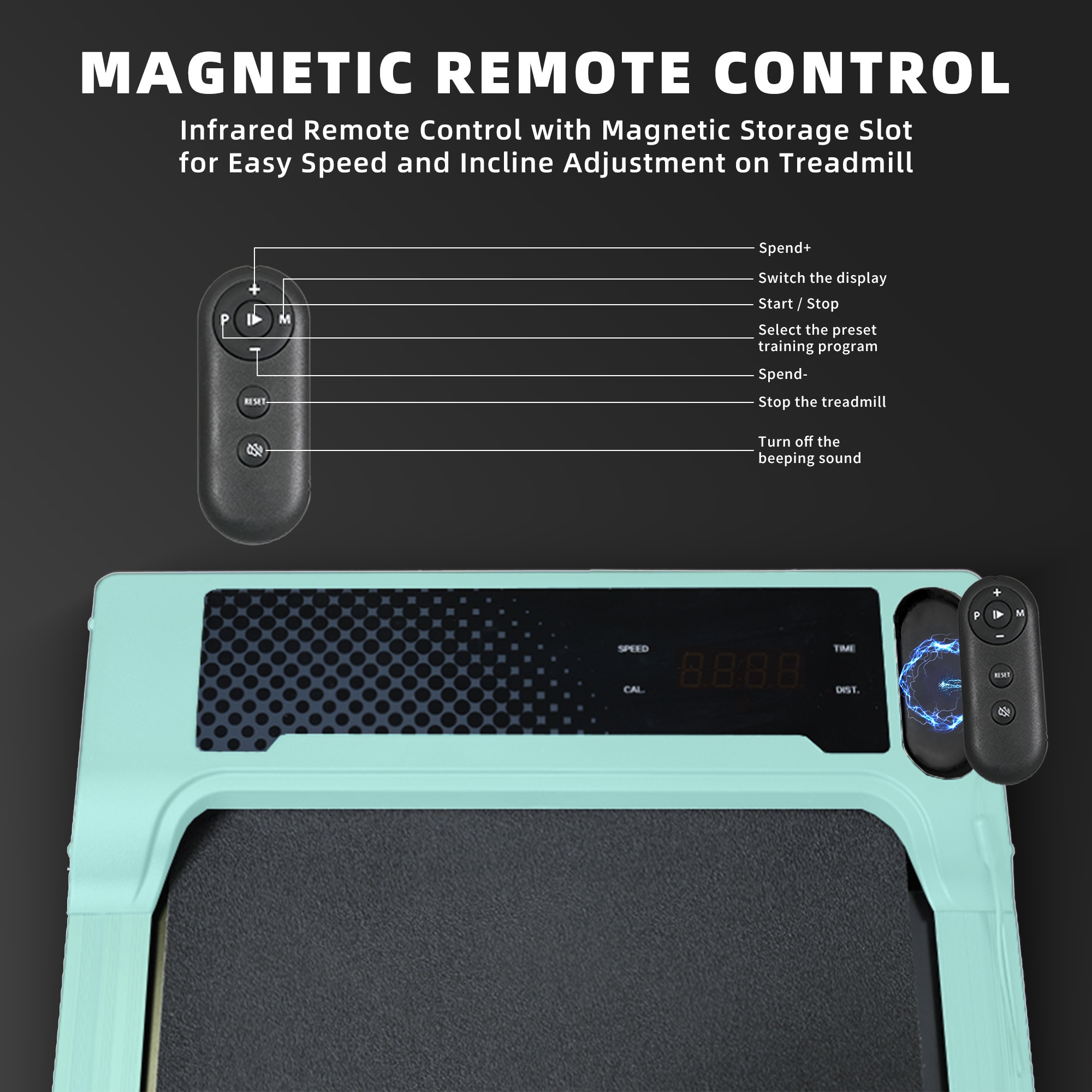 Walking Pad Under Desk Treadmill,Portable Small Treadmills For Home And Office,Super Quiet Motorized Walking Jogging Running Machine With Remote Control_voghion.com